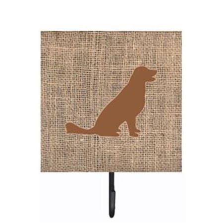 Carolines Treasures Labrador Burlap and Brown Leash Or Key Holder BB1076-BL-BN-SH4